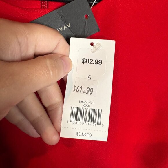 NWT Banana Republic Red Ruffle Sheath Dress - Picture 6 of 8